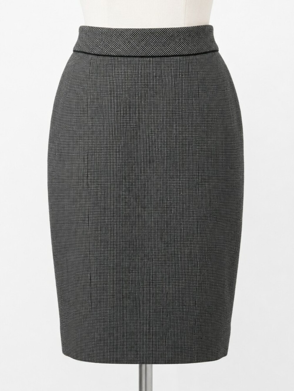 White House Black Market Black White Tailored Pencil Skirt | Size 2 | Workwear